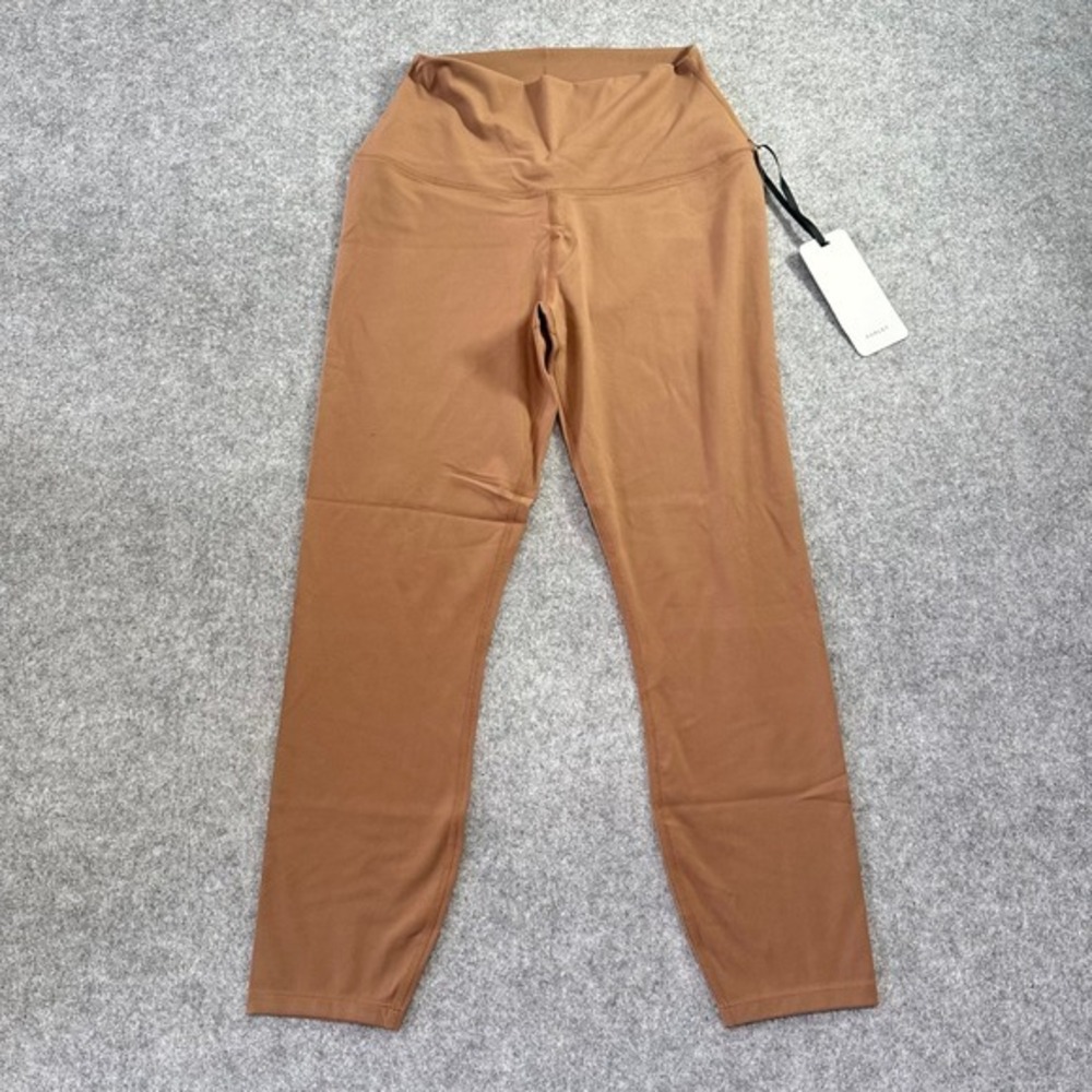 Varley Always Super High 25" Inseam Leggings Brown Tan Yoga Travel Athletic NWT